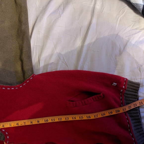 Vintage Christmas lambswool cardigan - Picture 4 of 7